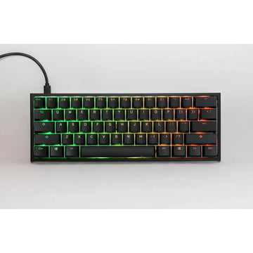 Ducky Keyboard One 2 Pro 60% Mechanical Keyboard; RGB; PBT Double Shot Keycaps - Cherry Black .-4